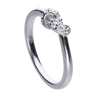 Ringe Diamonfire Dame Modern in Silber Zirconia 61/1938/1/082/165 - 61/1938/1/082/165